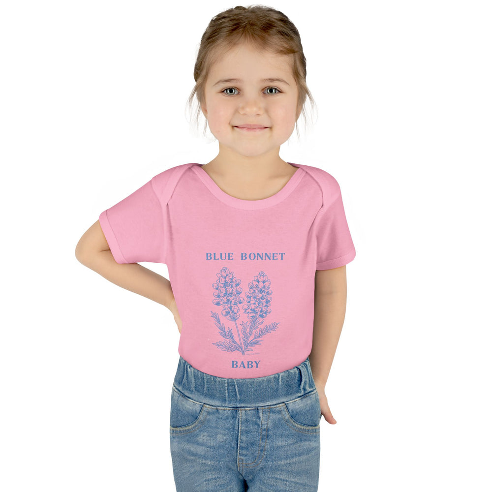 Blue Bonnet Baby Infant Baby Rib Bodysuit