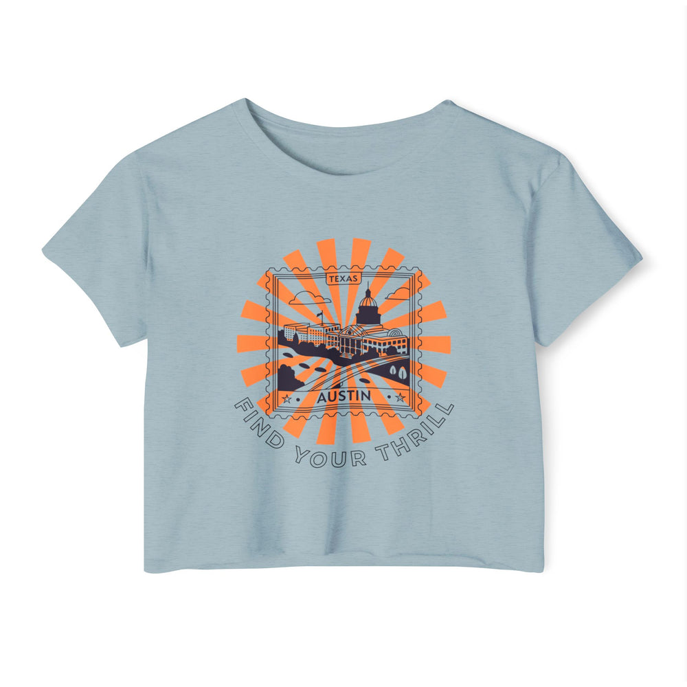 Find Your Thrill ATX Stamp – Women’s Festival Crop Top 🎶🤠
