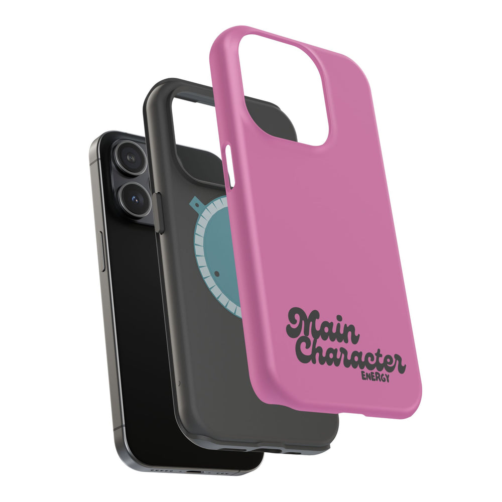 Main Character Energy Pink Edition Magnetic Tough iPhone 16, 15, 14, 13 Pro & Max Cases