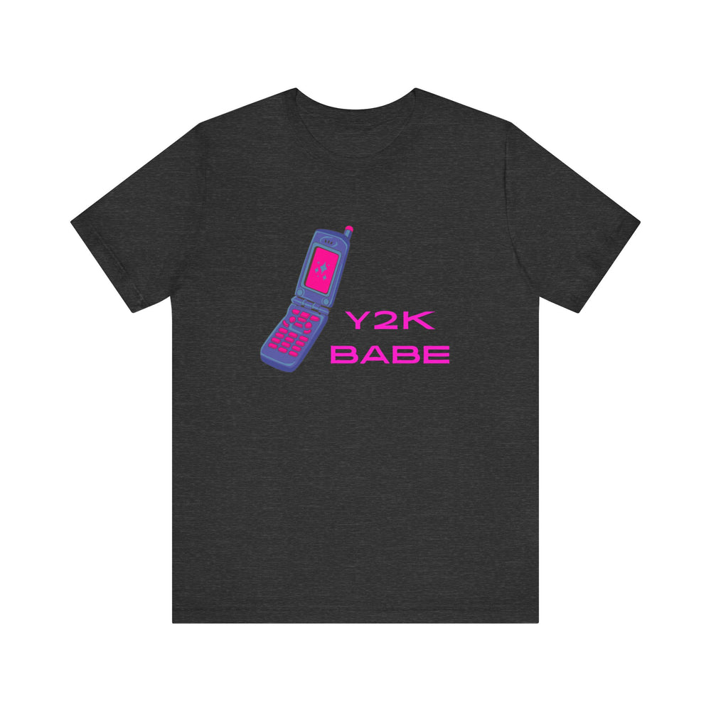 Y2K babe - flip phone - Short Sleeve Tee