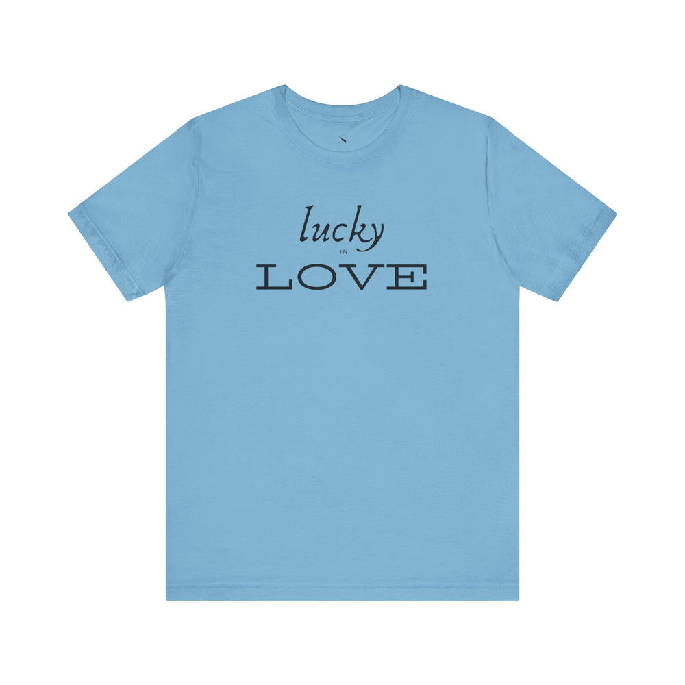 Lucky In Love Jersey Short Sleeve Tee