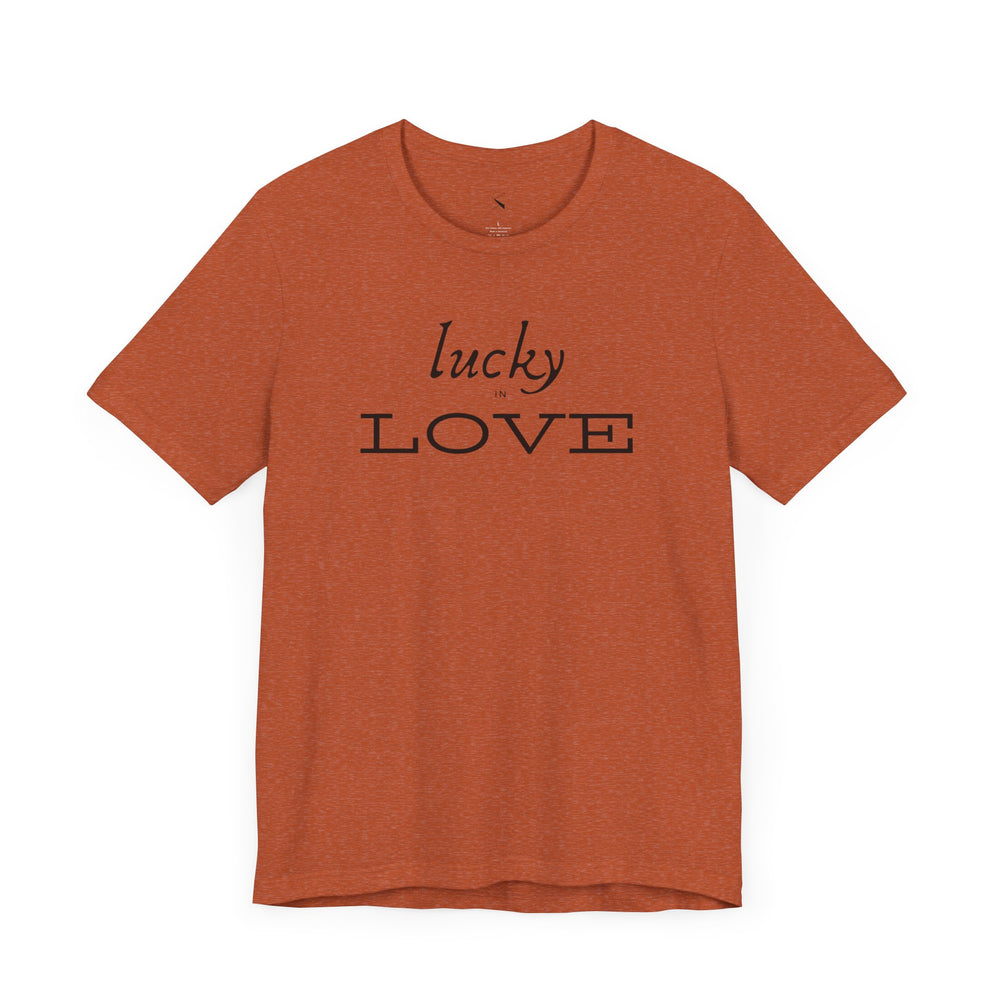 Lucky In Love Jersey Short Sleeve Tee