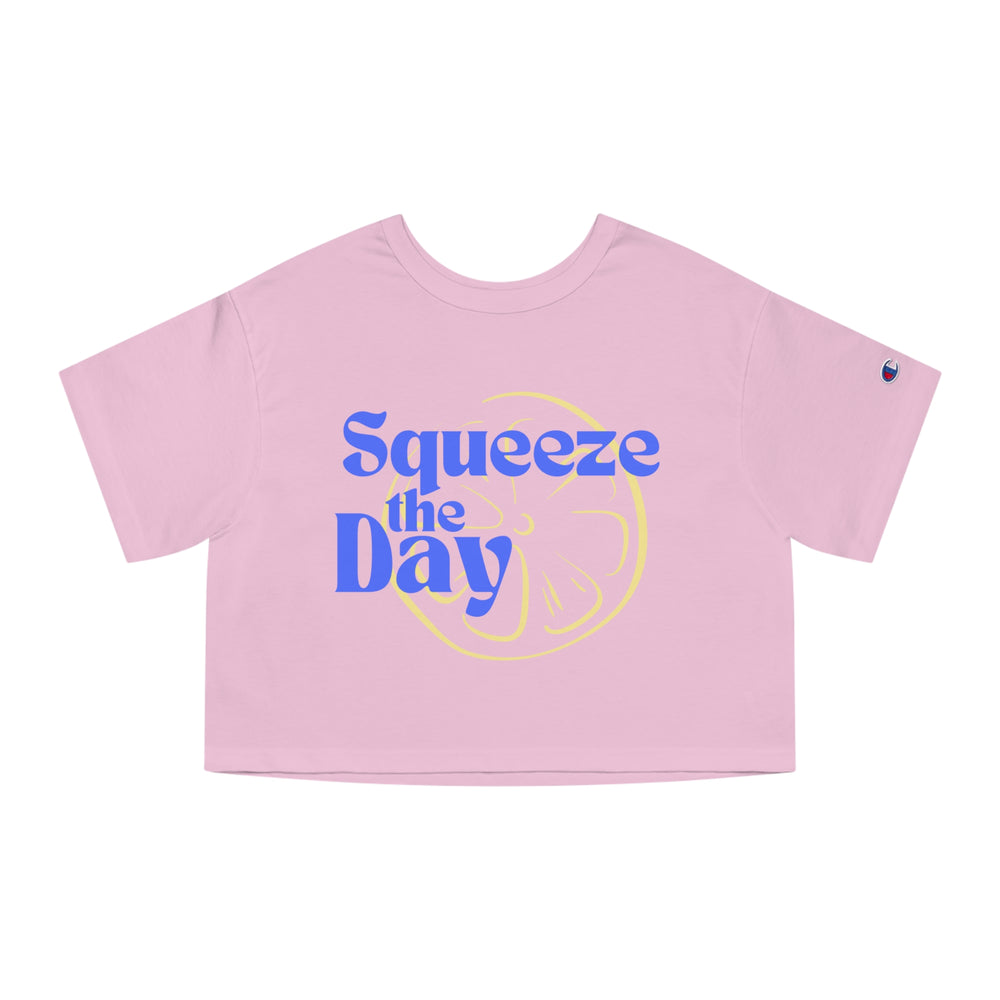 Squeeze The Day Champion Women's Heritage Cropped T-Shirt
