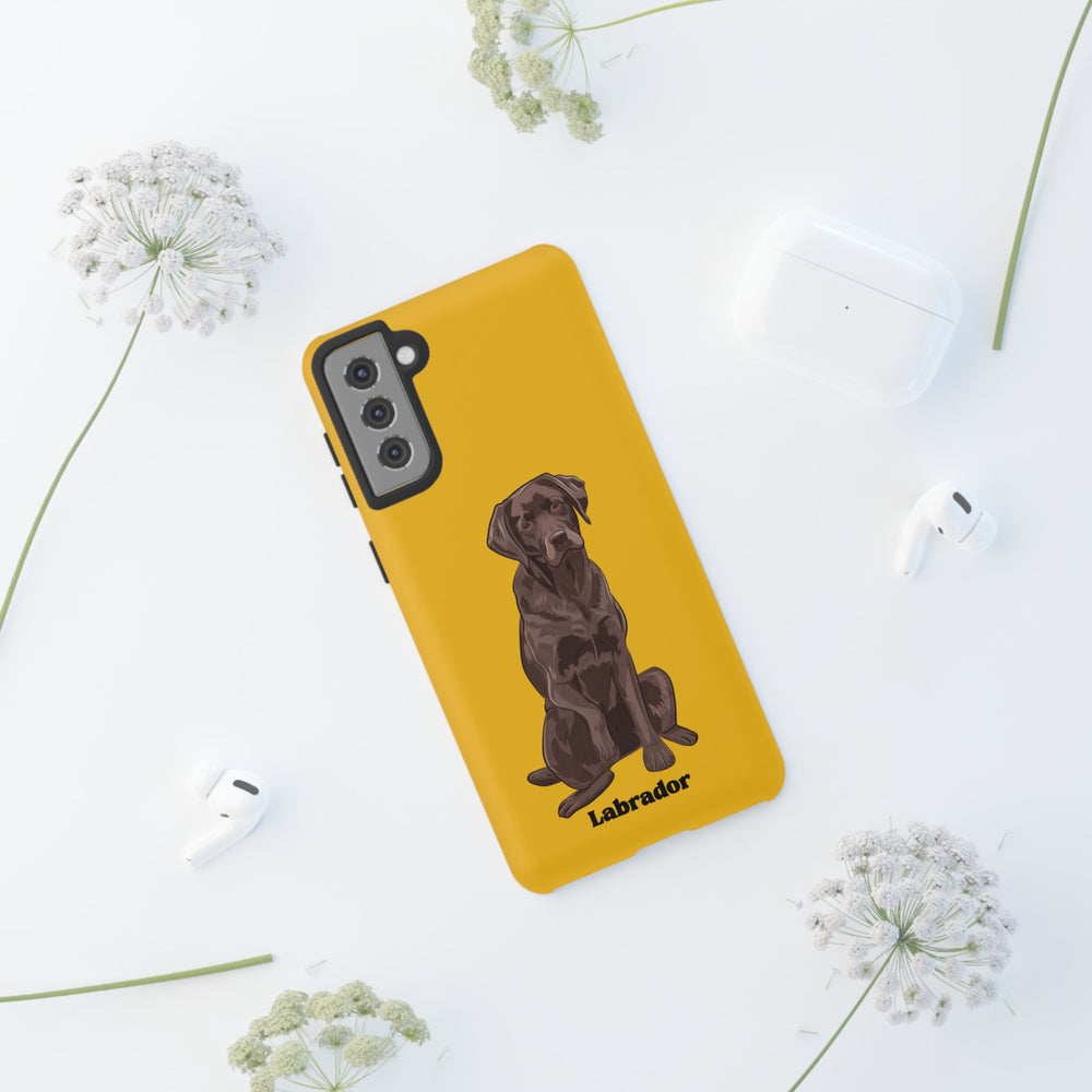 Chocolate Lab Protective Phone Case