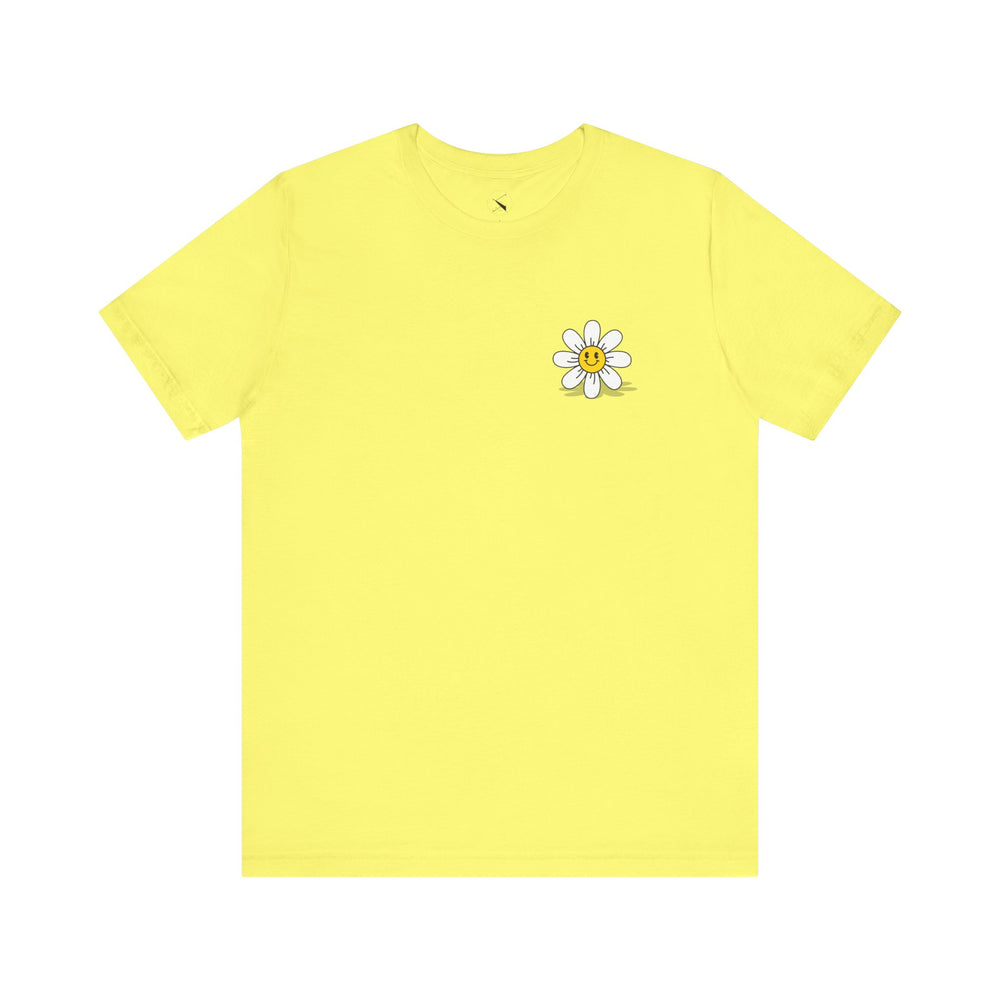 Smiling Daisy Men's Jersey Tee - Casual Summer Vibes