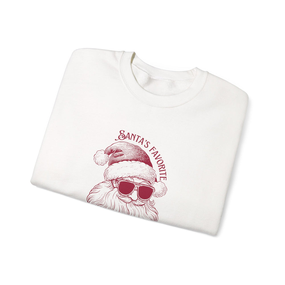 Santa's Favorite Crewneck Sweatshirt