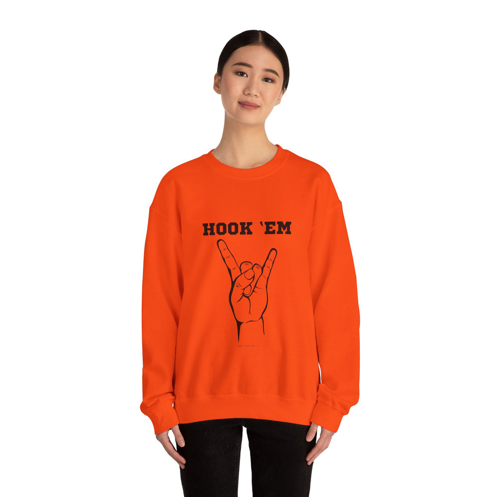 Hook 'Em Crewneck Sweatshirt