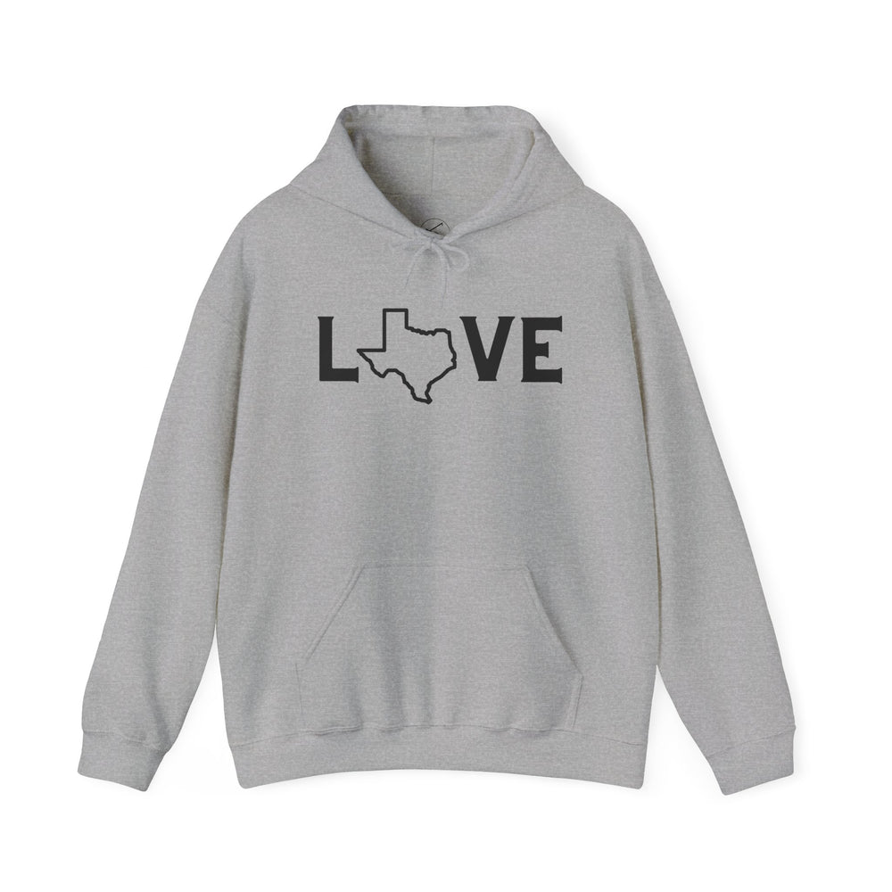 Texas Love Hoodie – Cozy Comfort with a Lone Star Twist