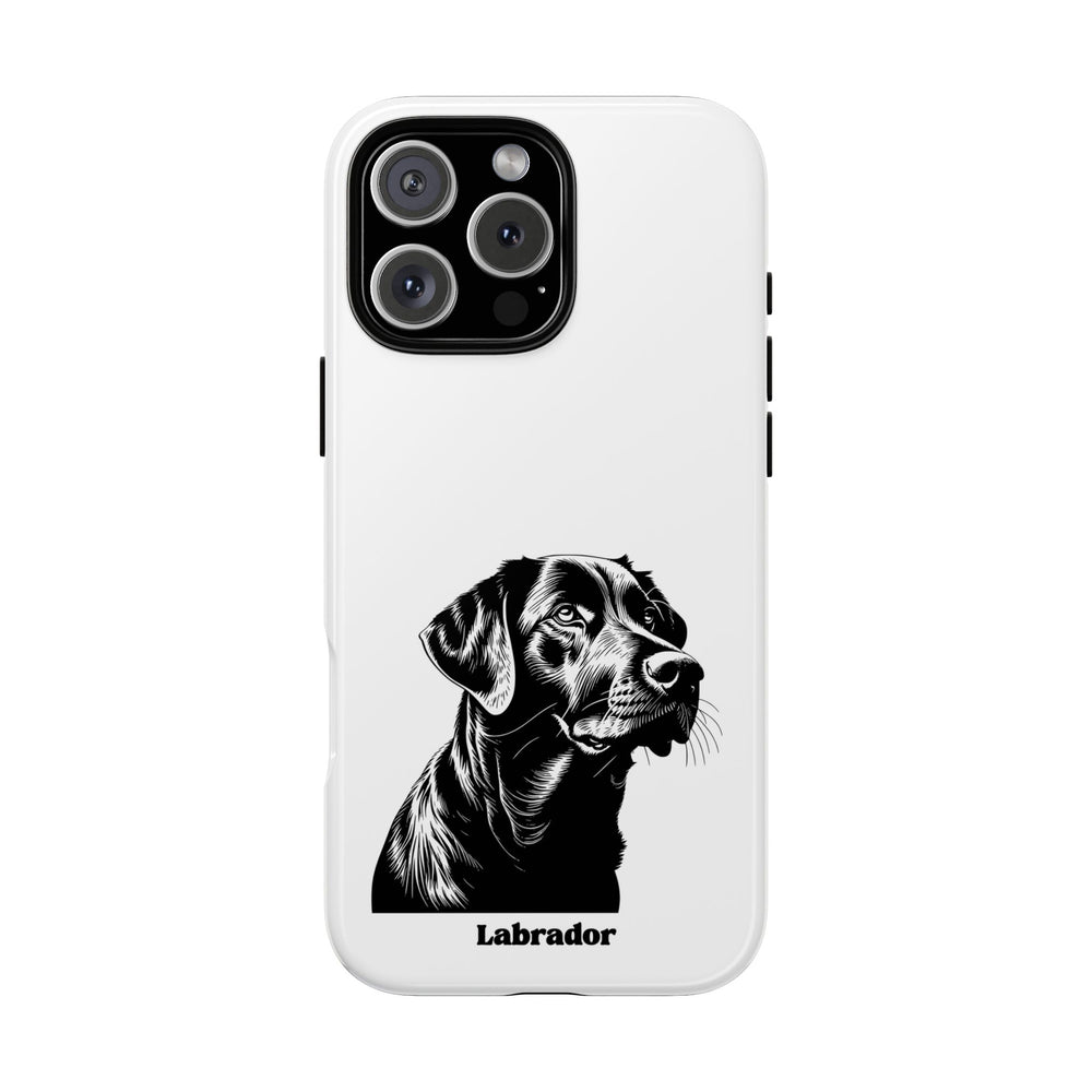 Black Lab Protective Phone Case