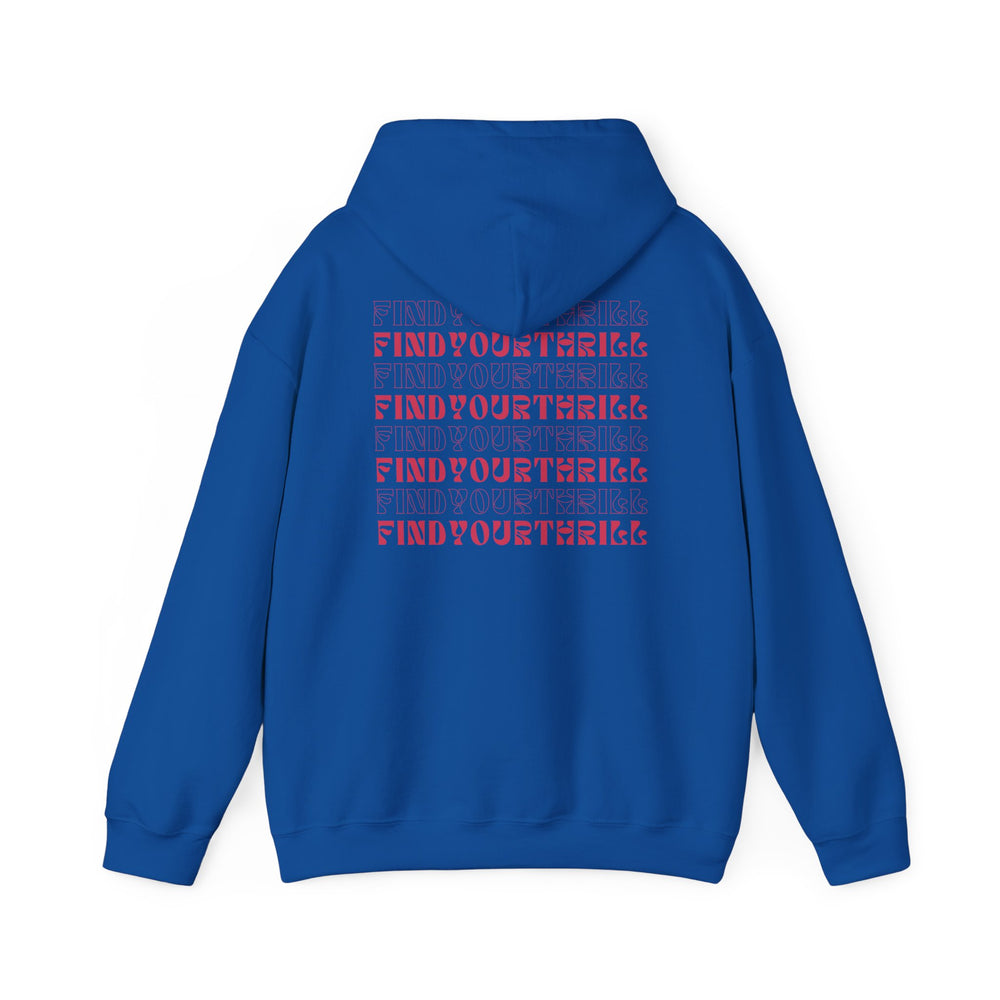 Find Your Thrill Hoodie – Adventure in Every Thread 🌎💙