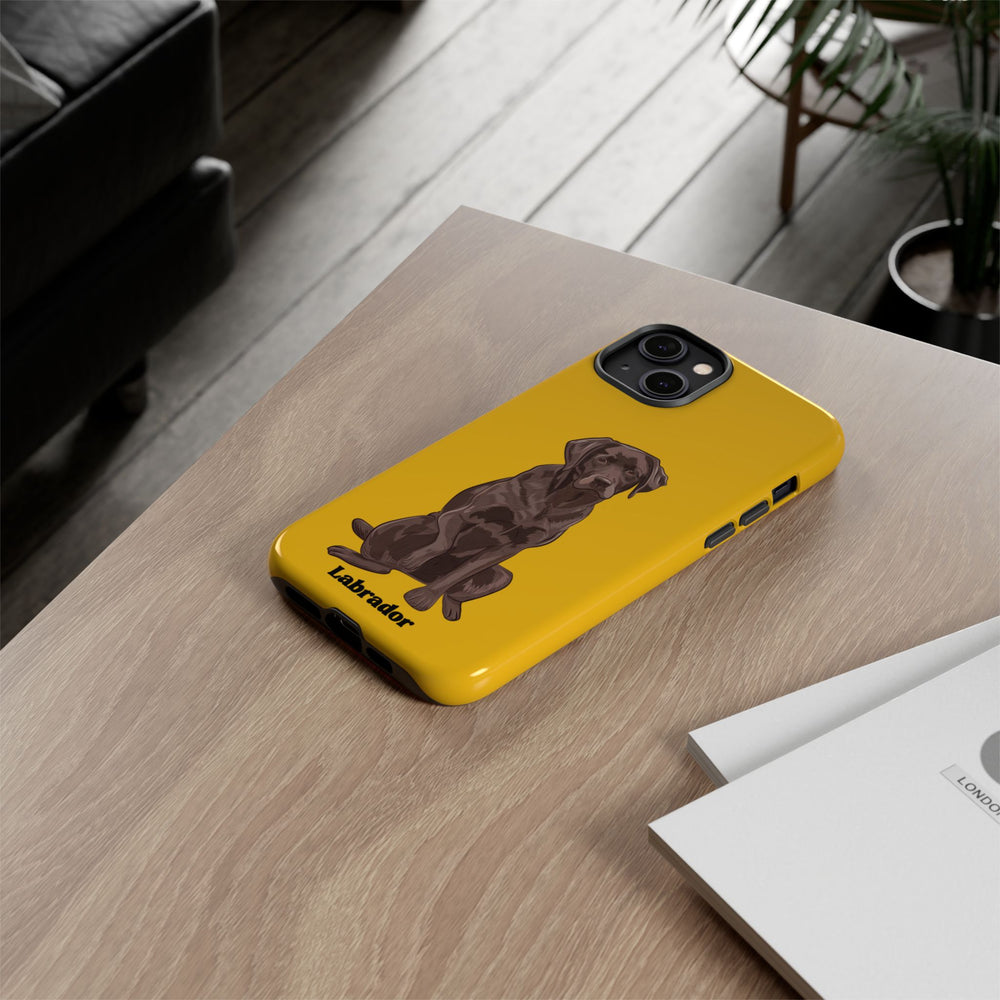 Chocolate Lab Protective Phone Case