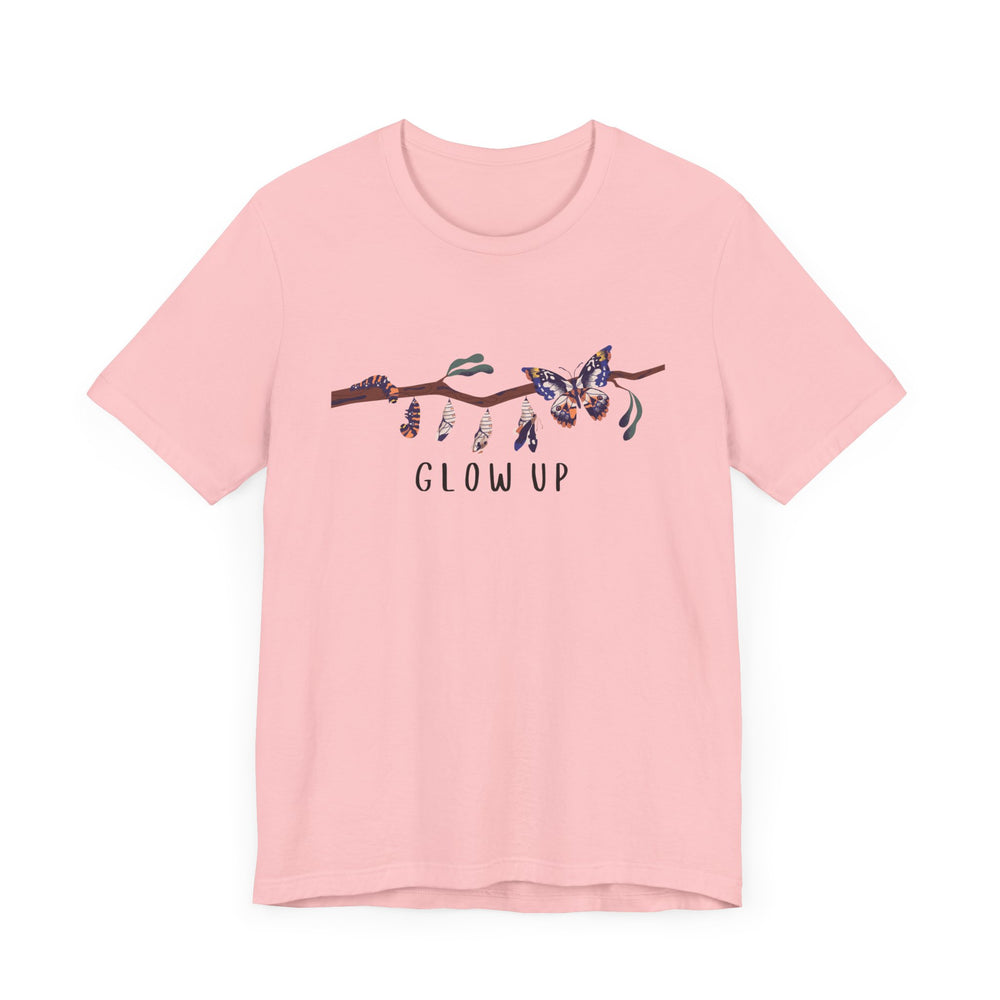 Glow Up Butterflies Jersey Short Sleeve Tee