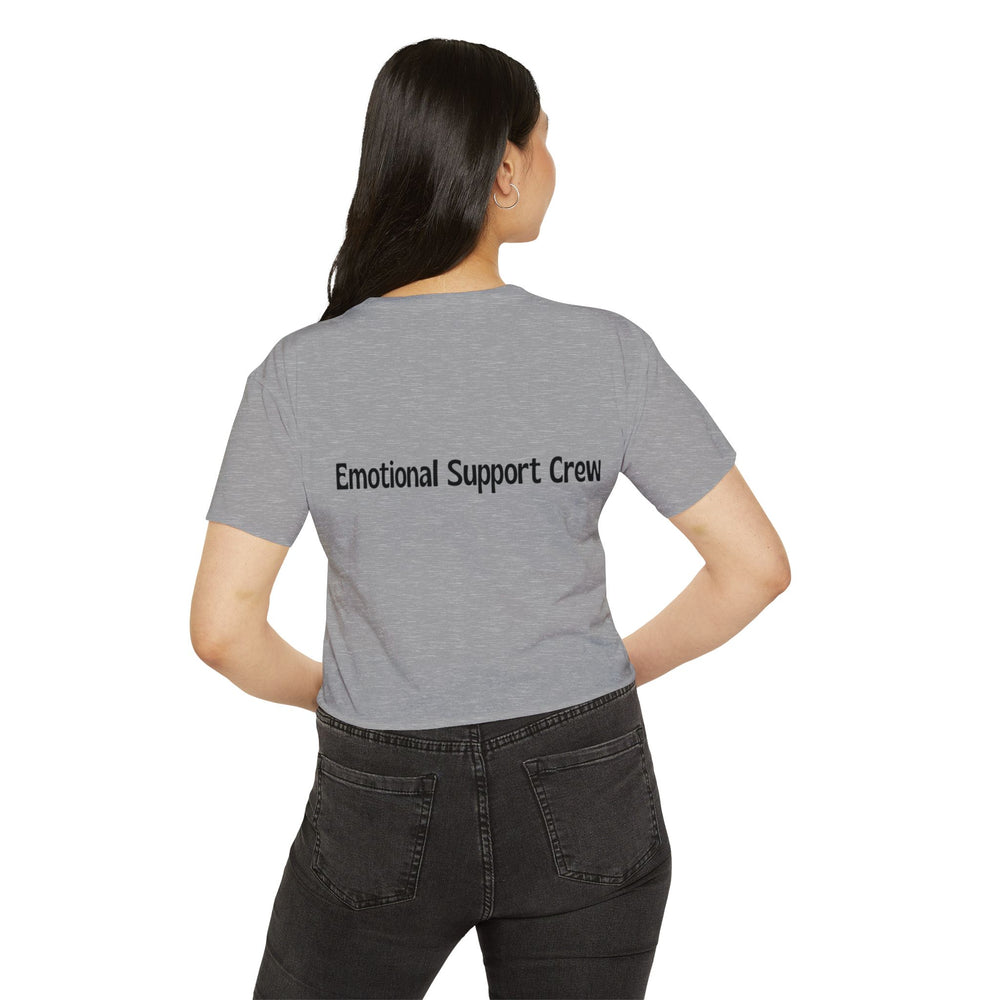 Emotional Support Crew Women's Festival Crop Top