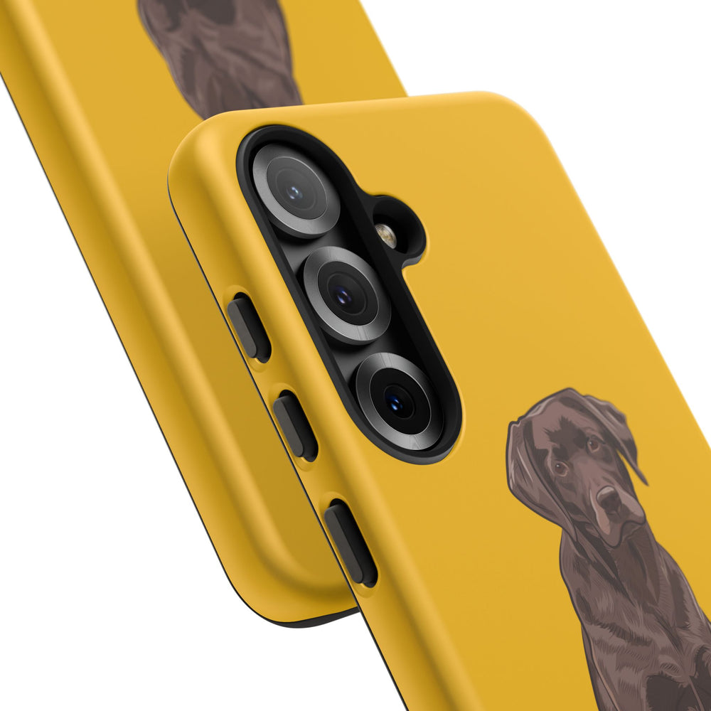 Chocolate Lab Protective Phone Case