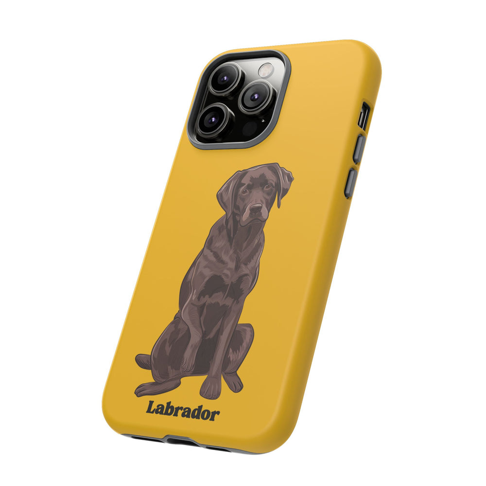 Chocolate Lab Protective Phone Case