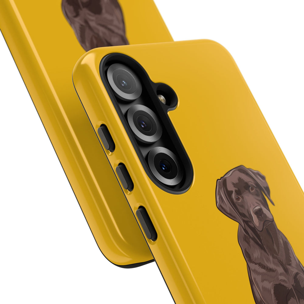 Chocolate Lab Protective Phone Case