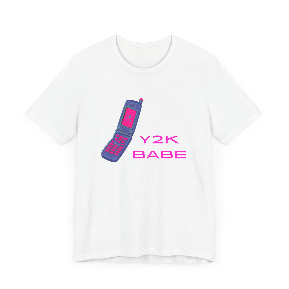 Y2K babe - flip phone - Short Sleeve Tee