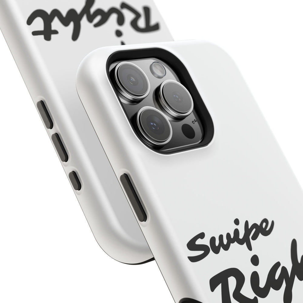 Swipe Right iPhone 16, 15 Magnetic Tough Cases - A Perfect Match for Your iPhone