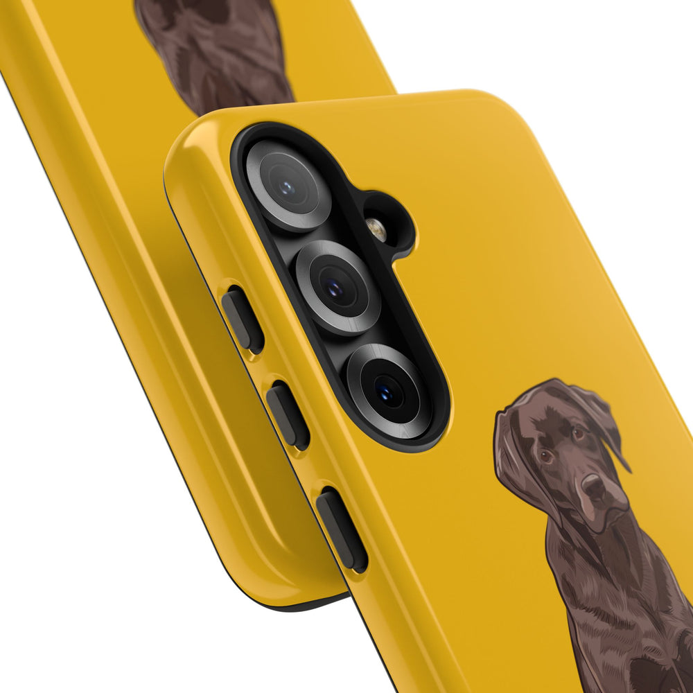 Chocolate Lab Protective Phone Case