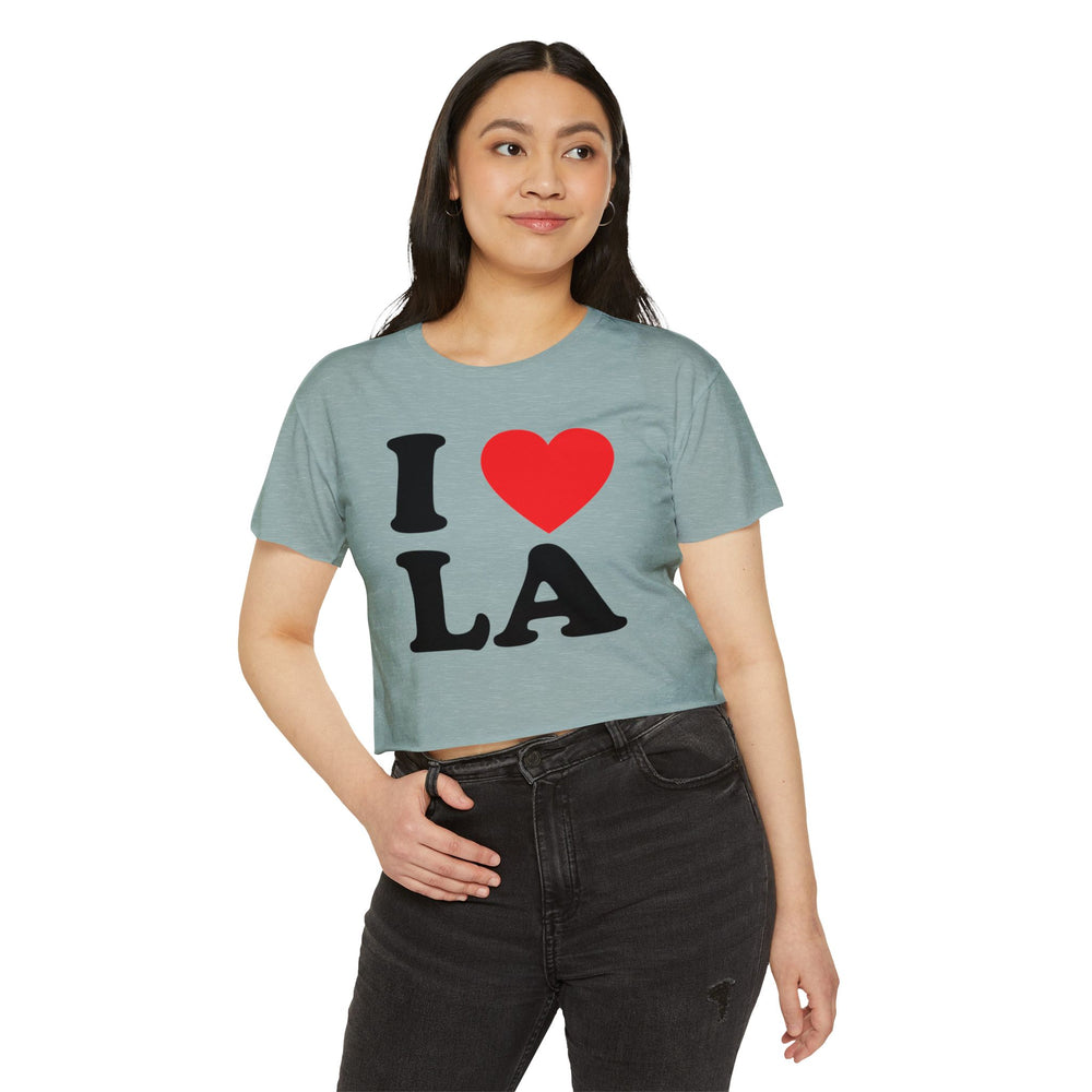 I ❤️ LA Women's Crop Tee