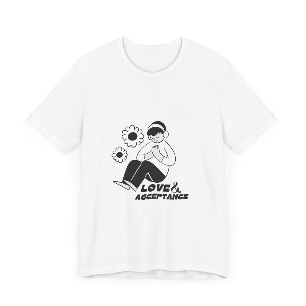 Love & Acceptance Autism Awareness Men's Short Sleeve Tee