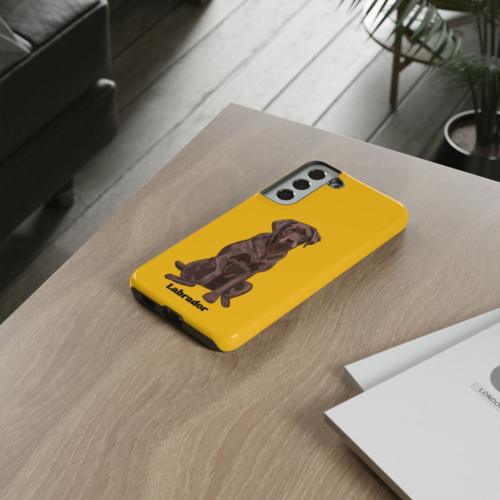 Chocolate Lab Protective Phone Case