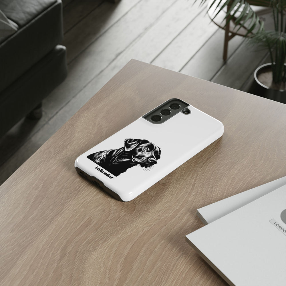Black Lab Protective Phone Case