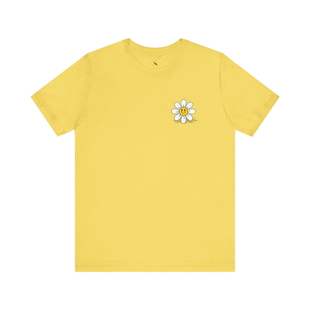 Smiling Daisy Men's Jersey Tee - Casual Summer Vibes