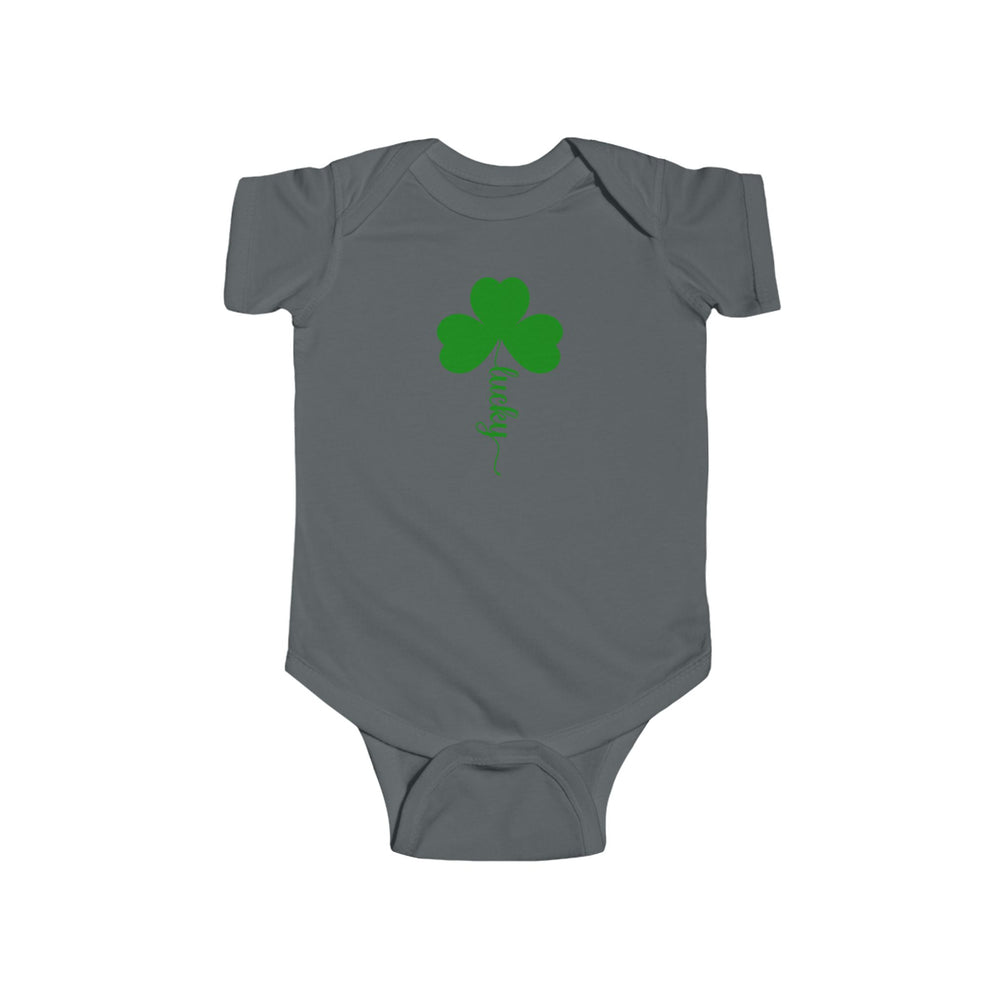 Lucky Clover Baby Bodysuit – Soft, Sweet, and Full of Luck! 🍀