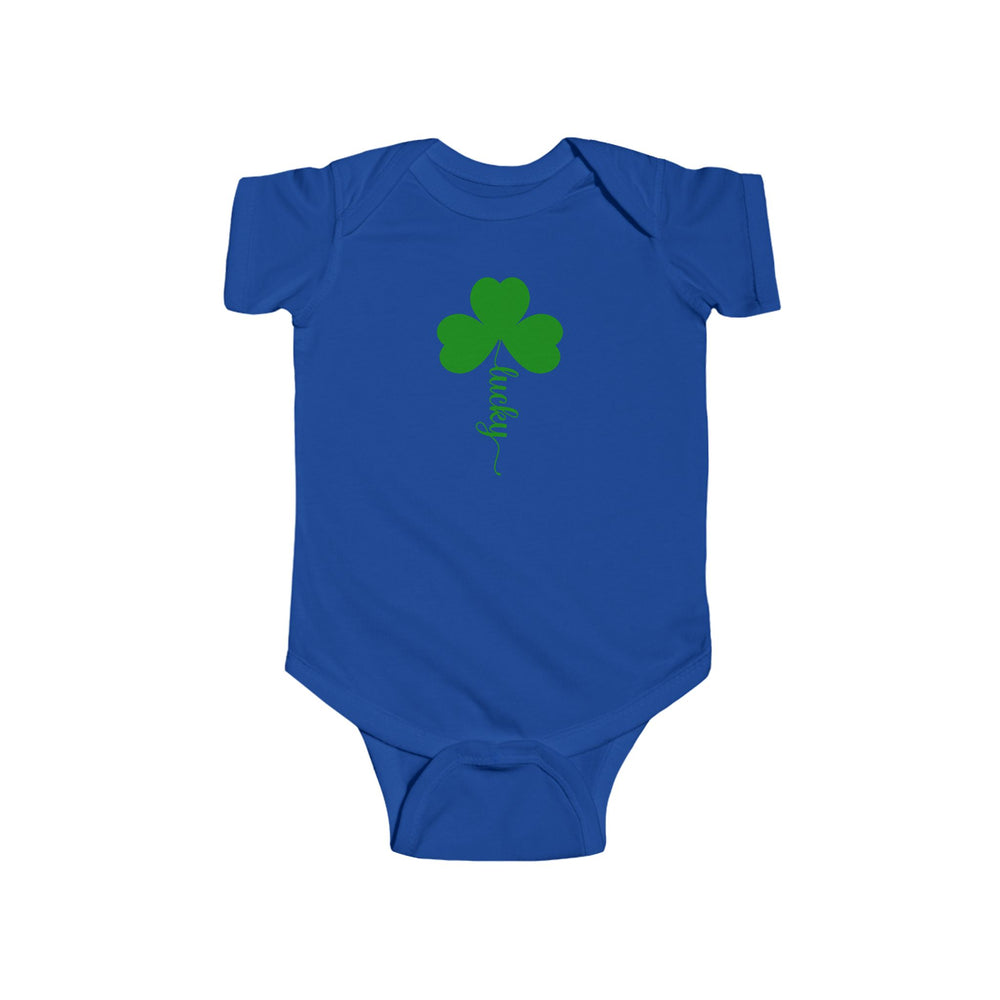 Lucky Clover Baby Bodysuit – Soft, Sweet, and Full of Luck! 🍀