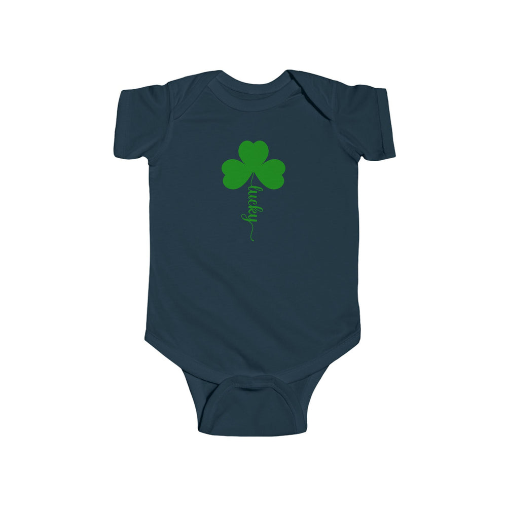 Lucky Clover Baby Bodysuit – Soft, Sweet, and Full of Luck! 🍀