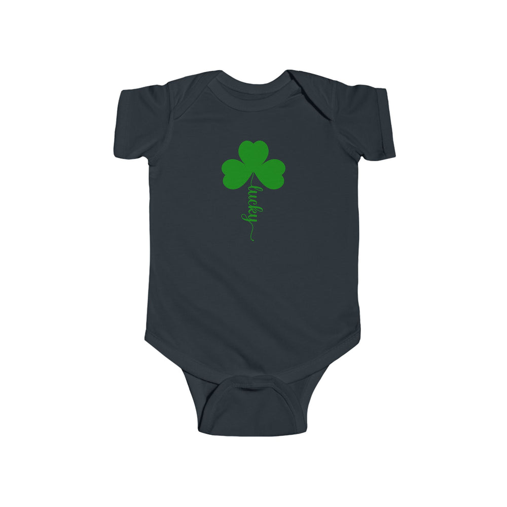 Lucky Clover Baby Bodysuit – Soft, Sweet, and Full of Luck! 🍀