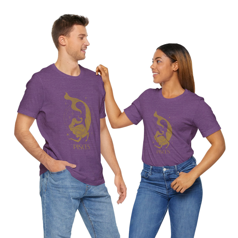 Pisces Constellation Zodiac Unisex Jersey Short Sleeve Tee