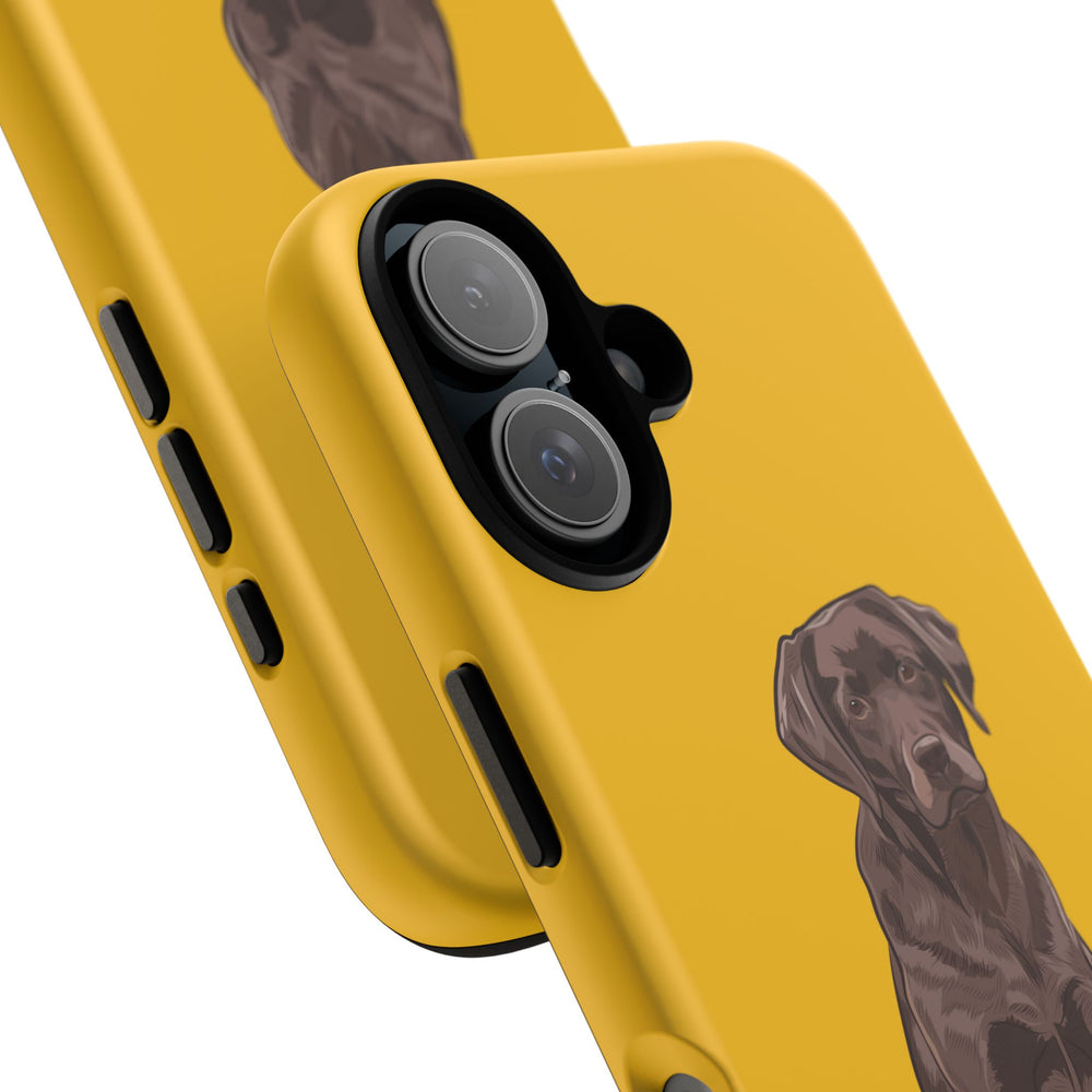 Chocolate Lab Protective Phone Case