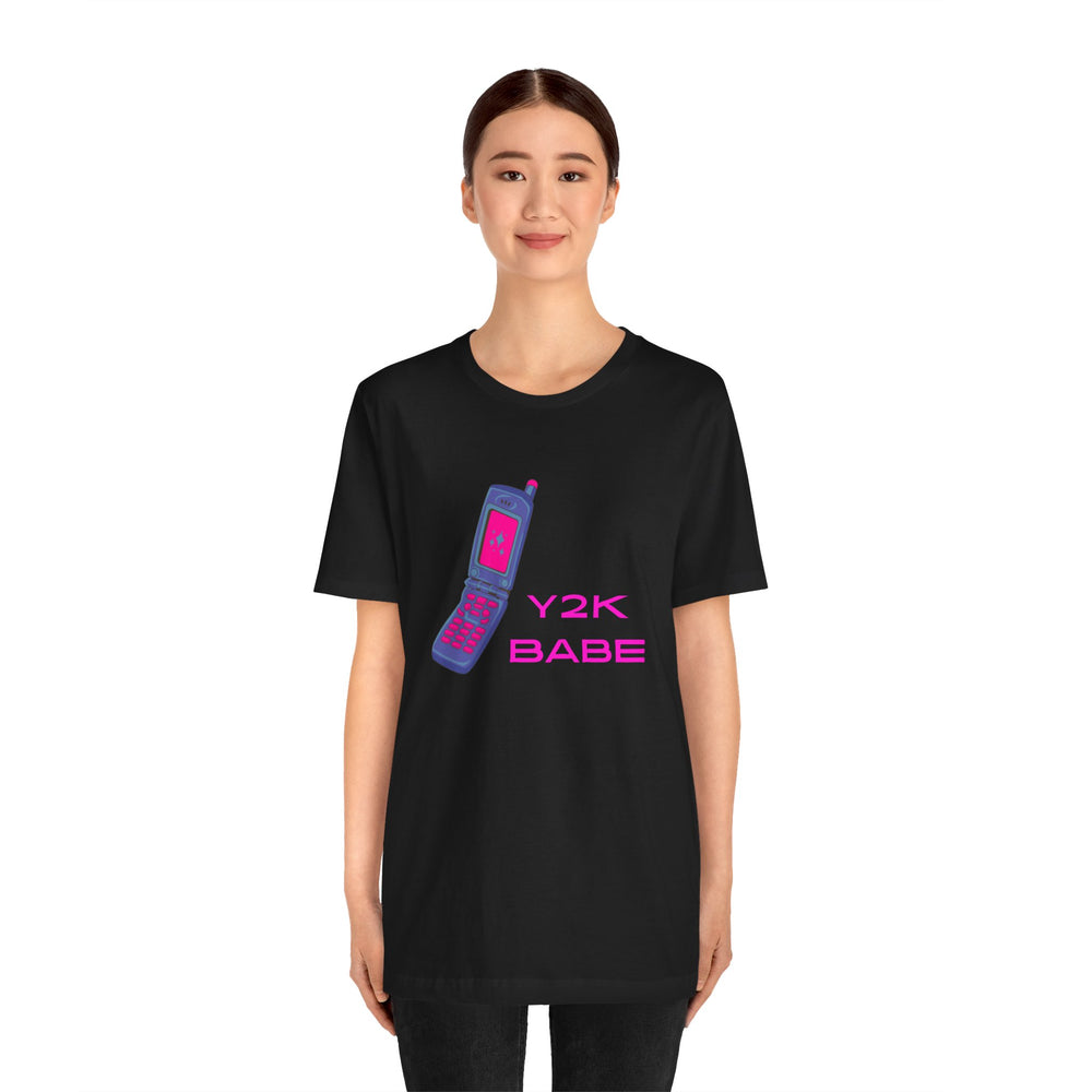 Y2K babe - flip phone - Short Sleeve Tee