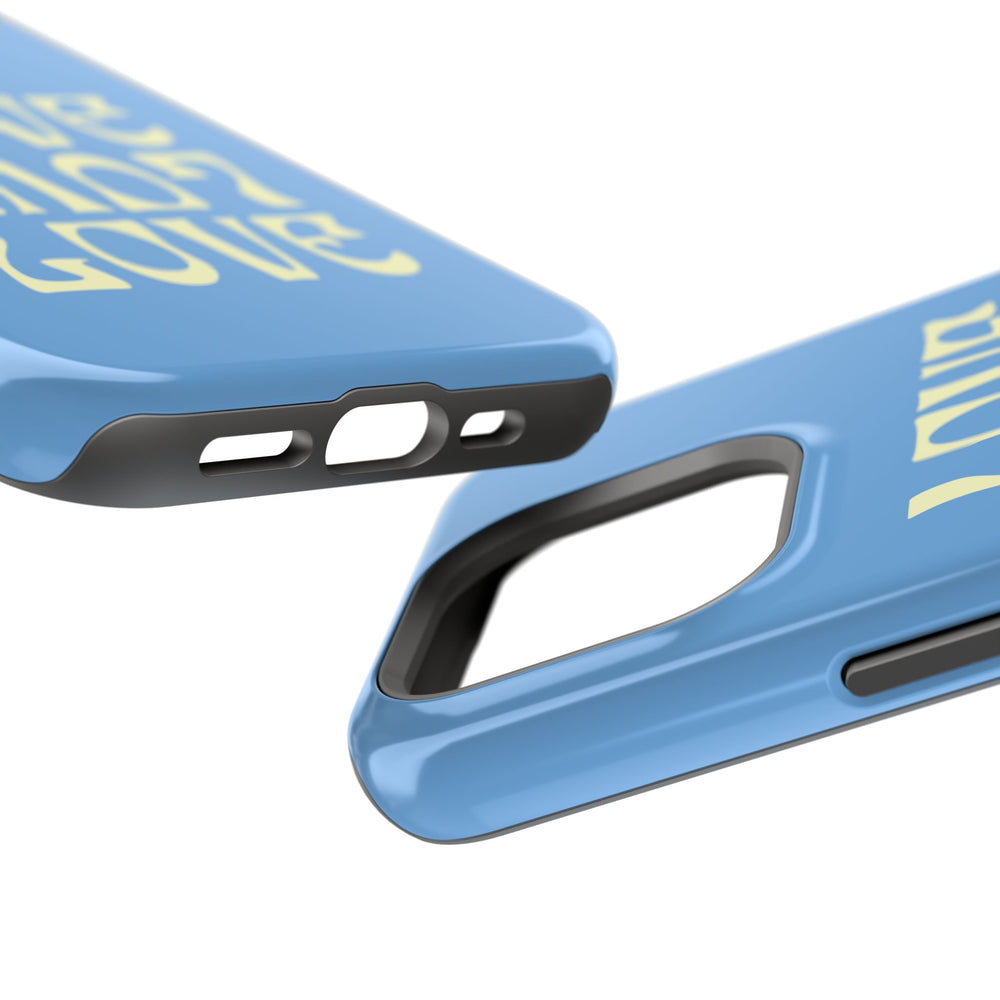 💙💛 Love Love Love – Blue & Yellow Magnetic Tough iPhone Case 💛💙
