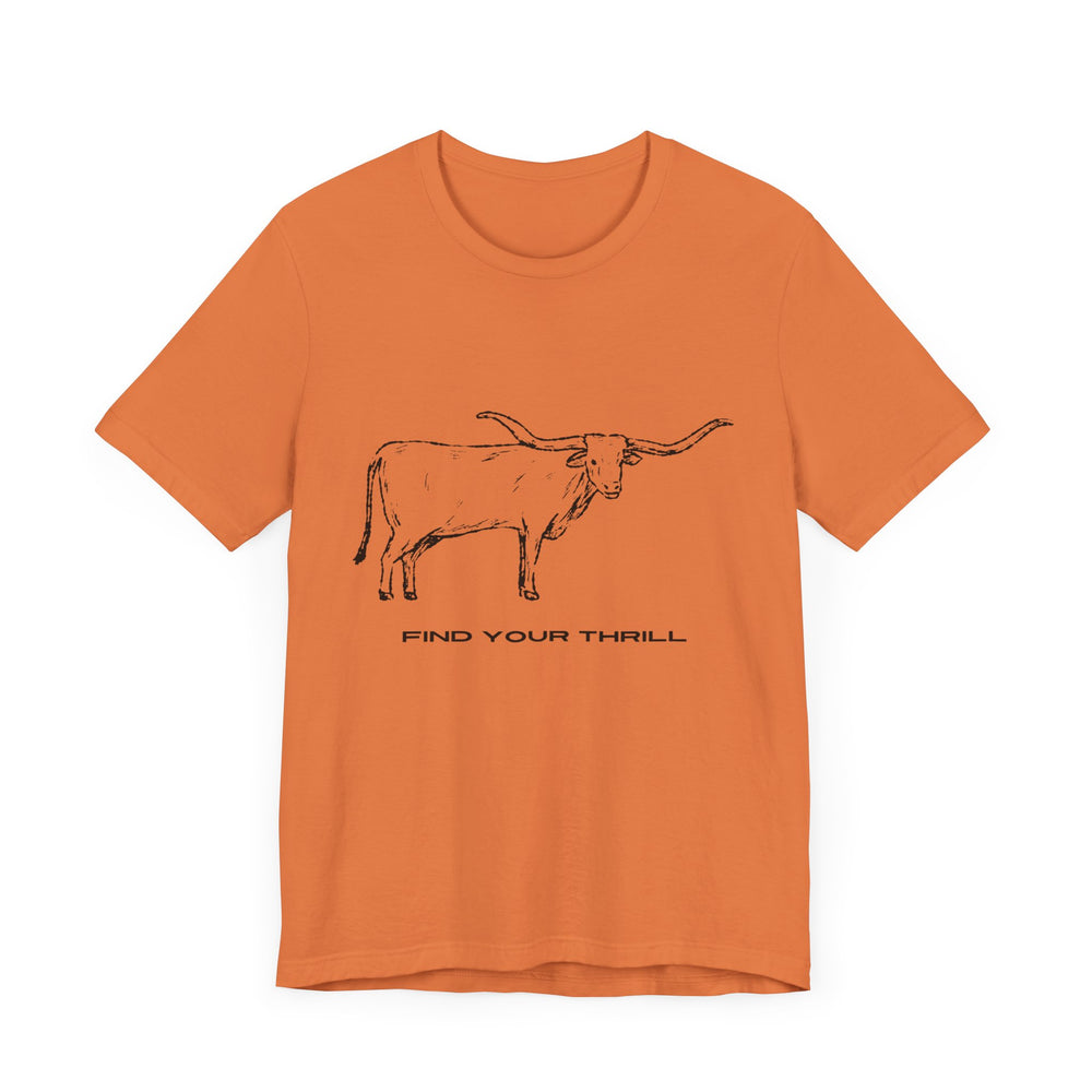 Long horn FYT 2 Unisex Jersey Short Sleeve Tee