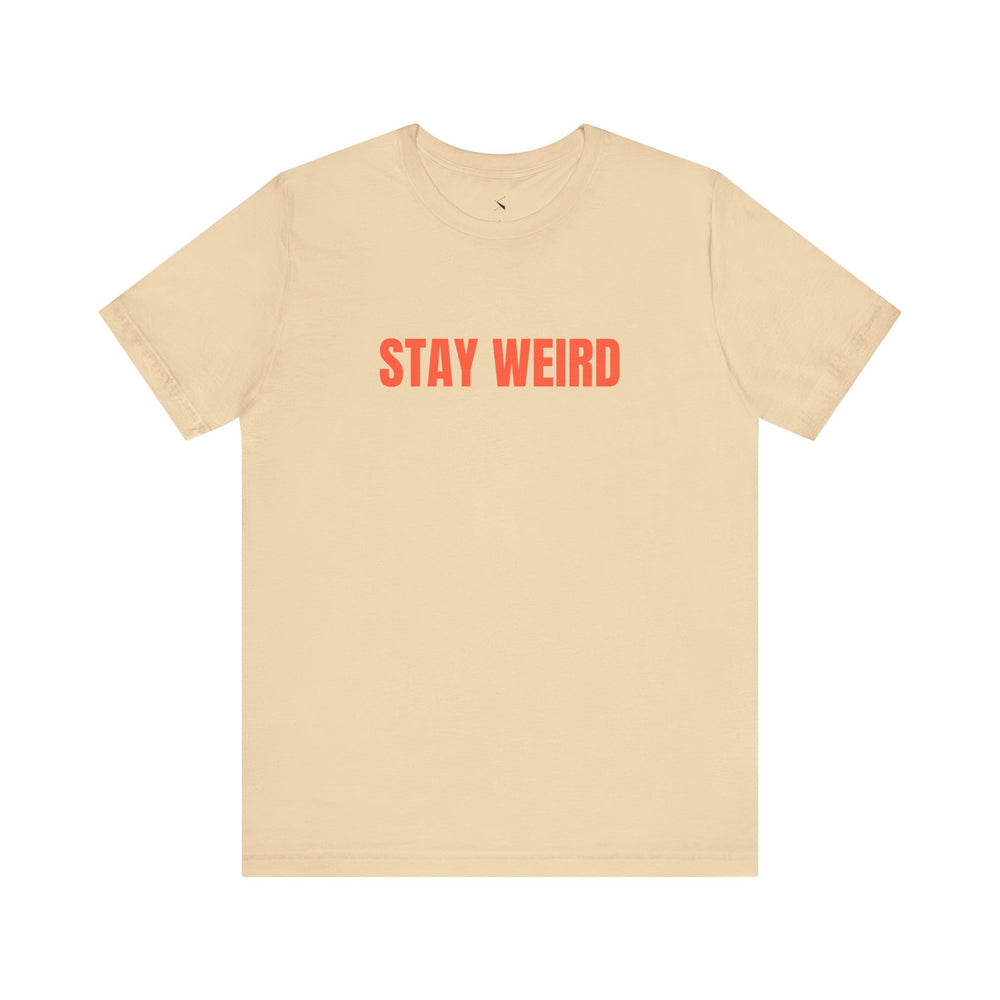 Stay Weird Oversized Tee – Embrace Your Uniqueness. Own the Moment. 🌀🖤