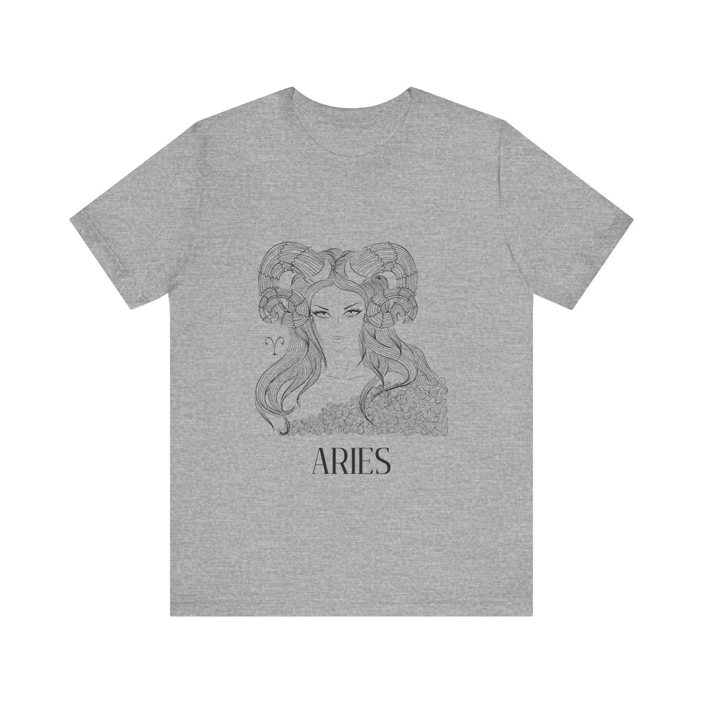 Aries Constellation Zodiac Unisex Jersey Short Sleeve Tee