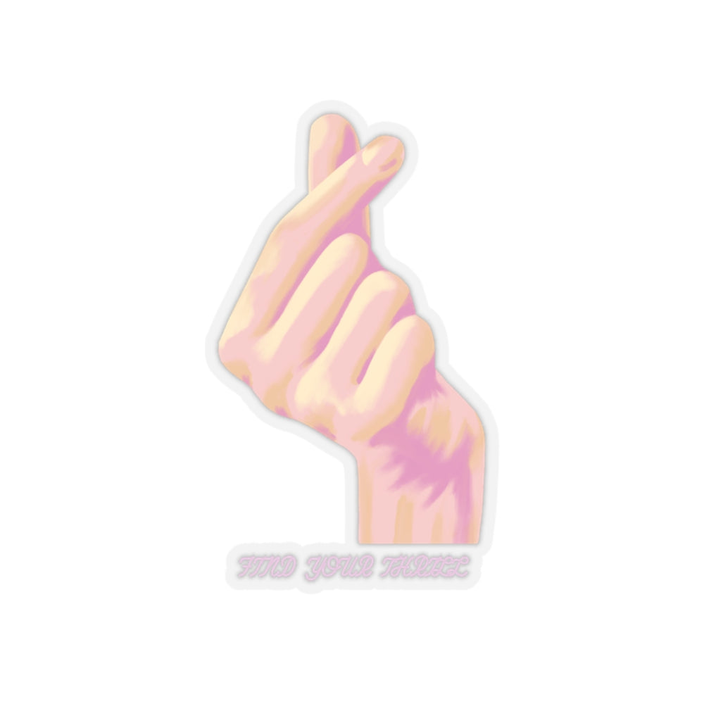 Find Your Thrill Hand Kiss-Cut Stickers