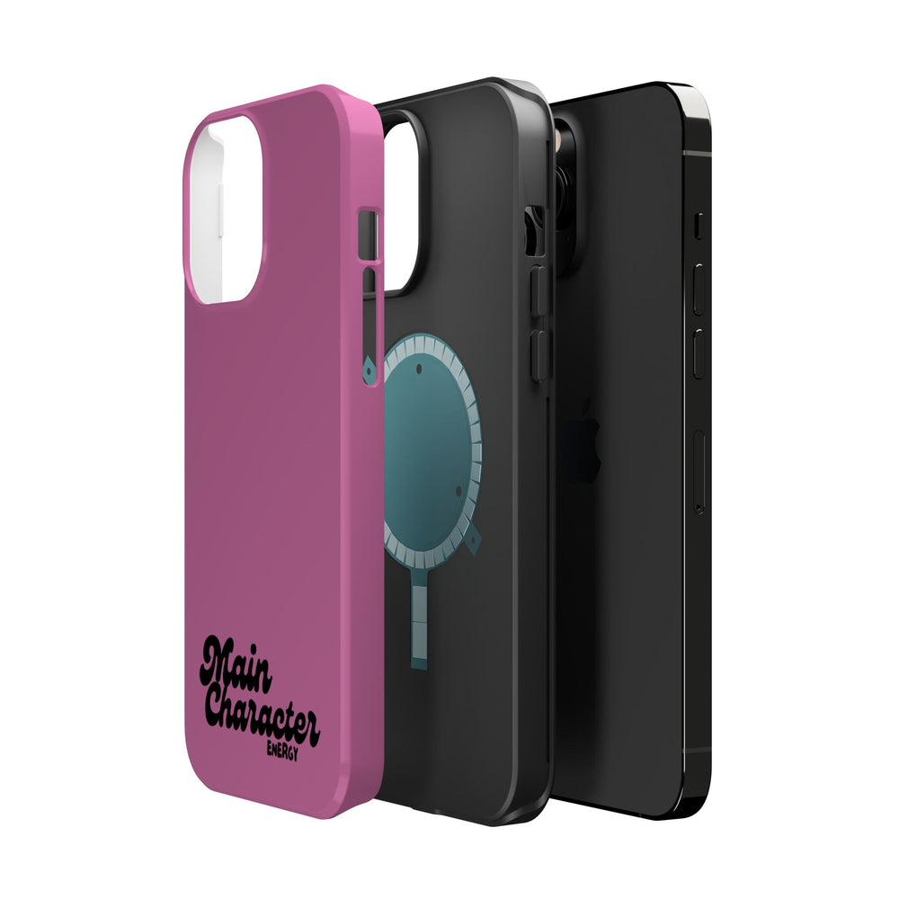 Main Character Energy Pink Edition Magnetic Tough iPhone 16, 15, 14, 13 Pro & Max Cases