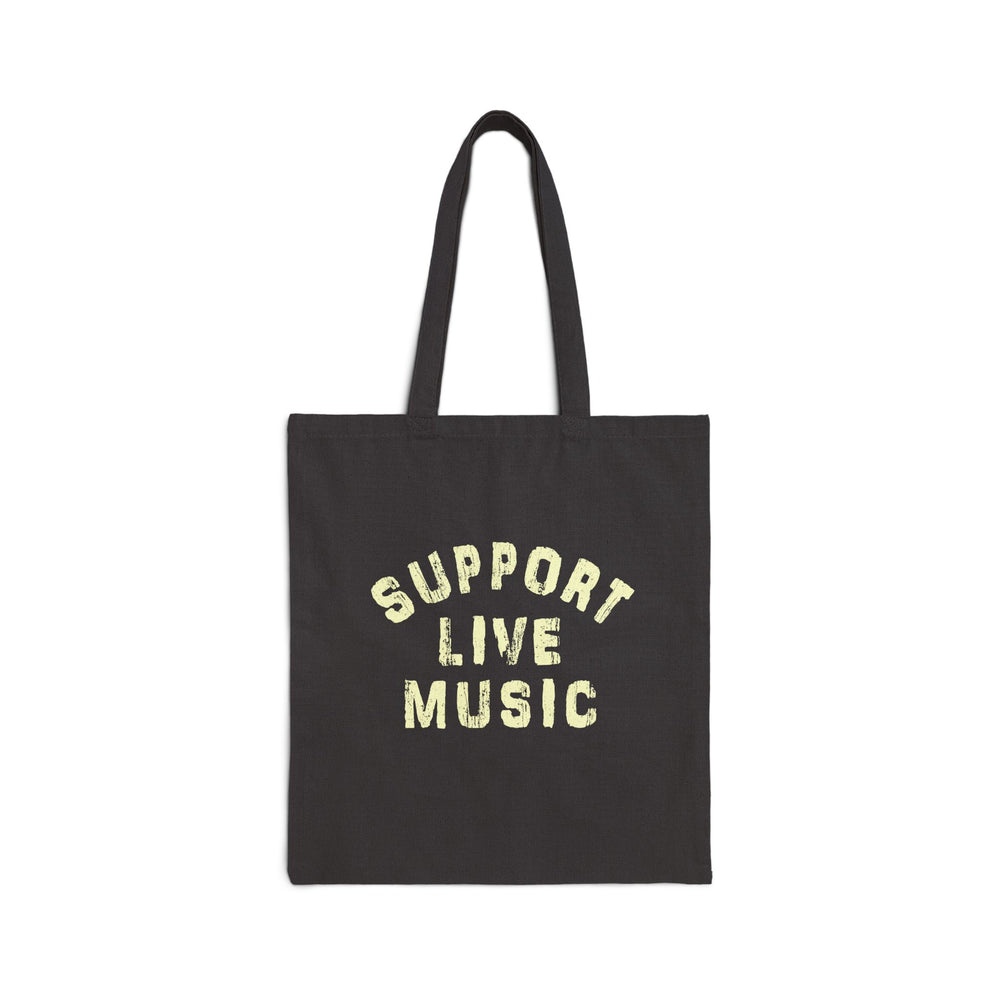 Support Live Music Tote Bag