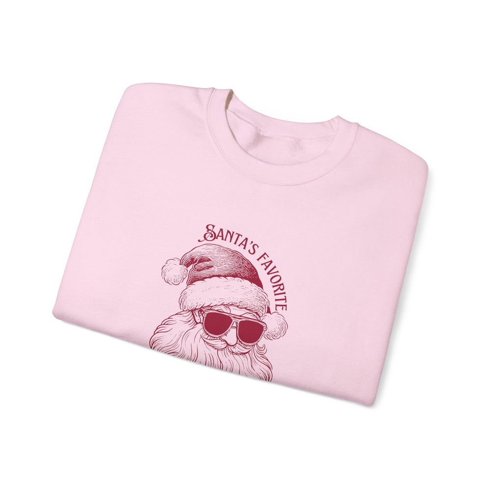 Santa's Favorite Crewneck Sweatshirt