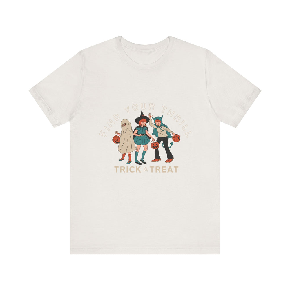 🎃 FYT Trick or Treat – Vintage Costumes Graphic Tee 👻✨