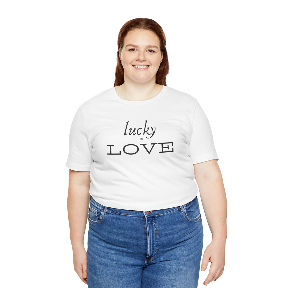 Lucky In Love Jersey Short Sleeve Tee
