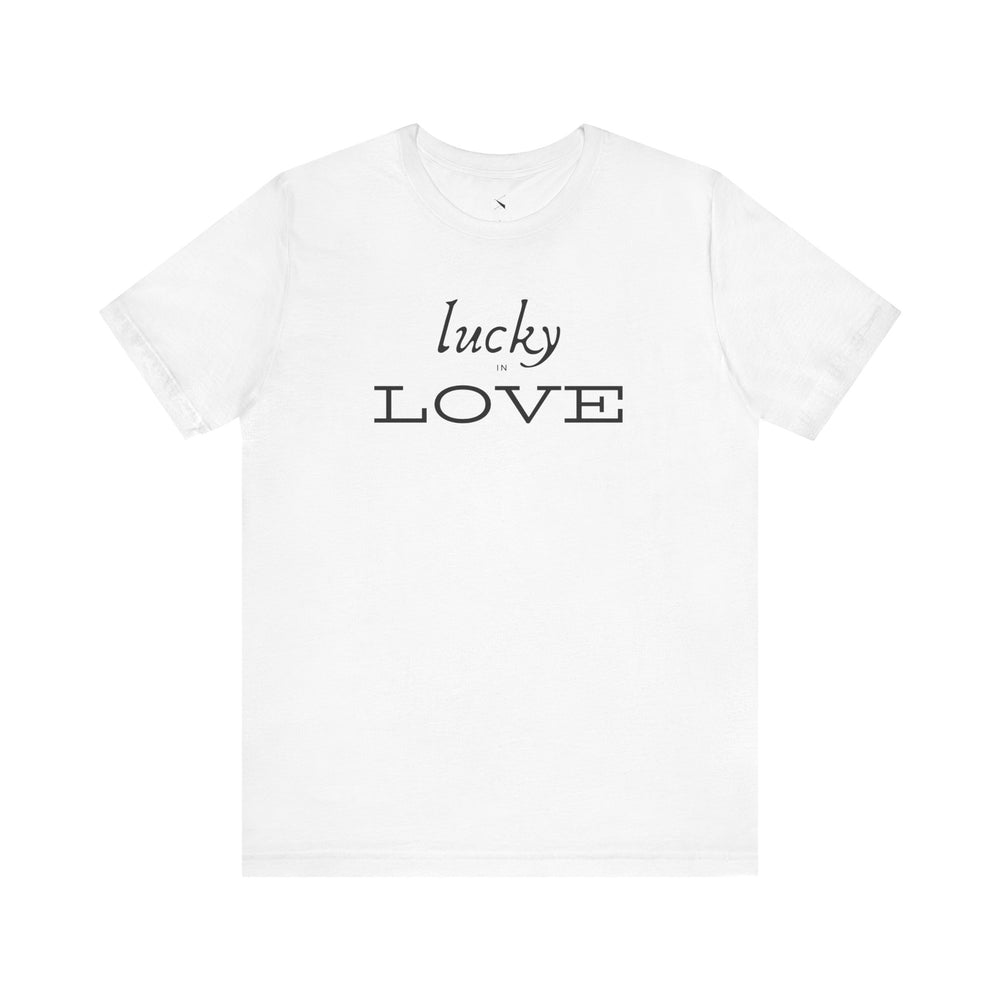 Lucky In Love Jersey Short Sleeve Tee