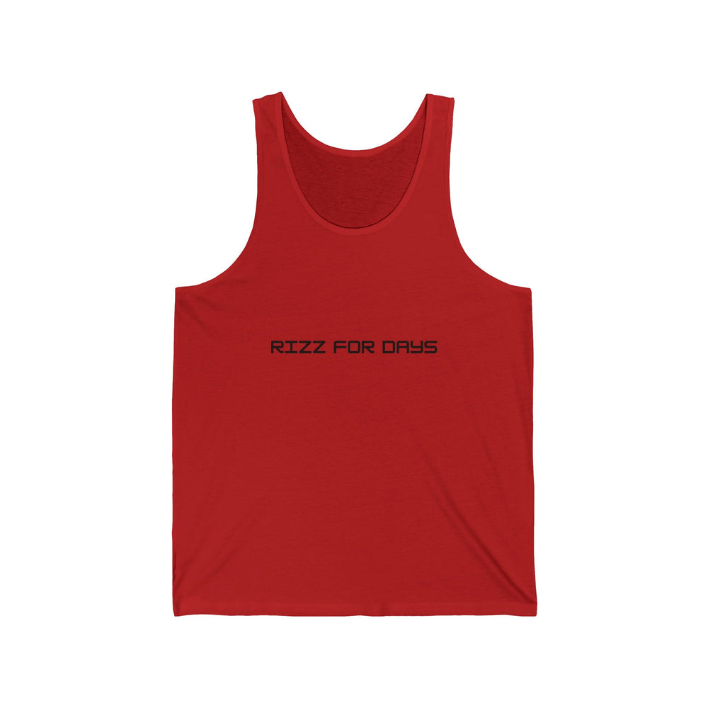 Rizz for Days- Men's Jersey Tank