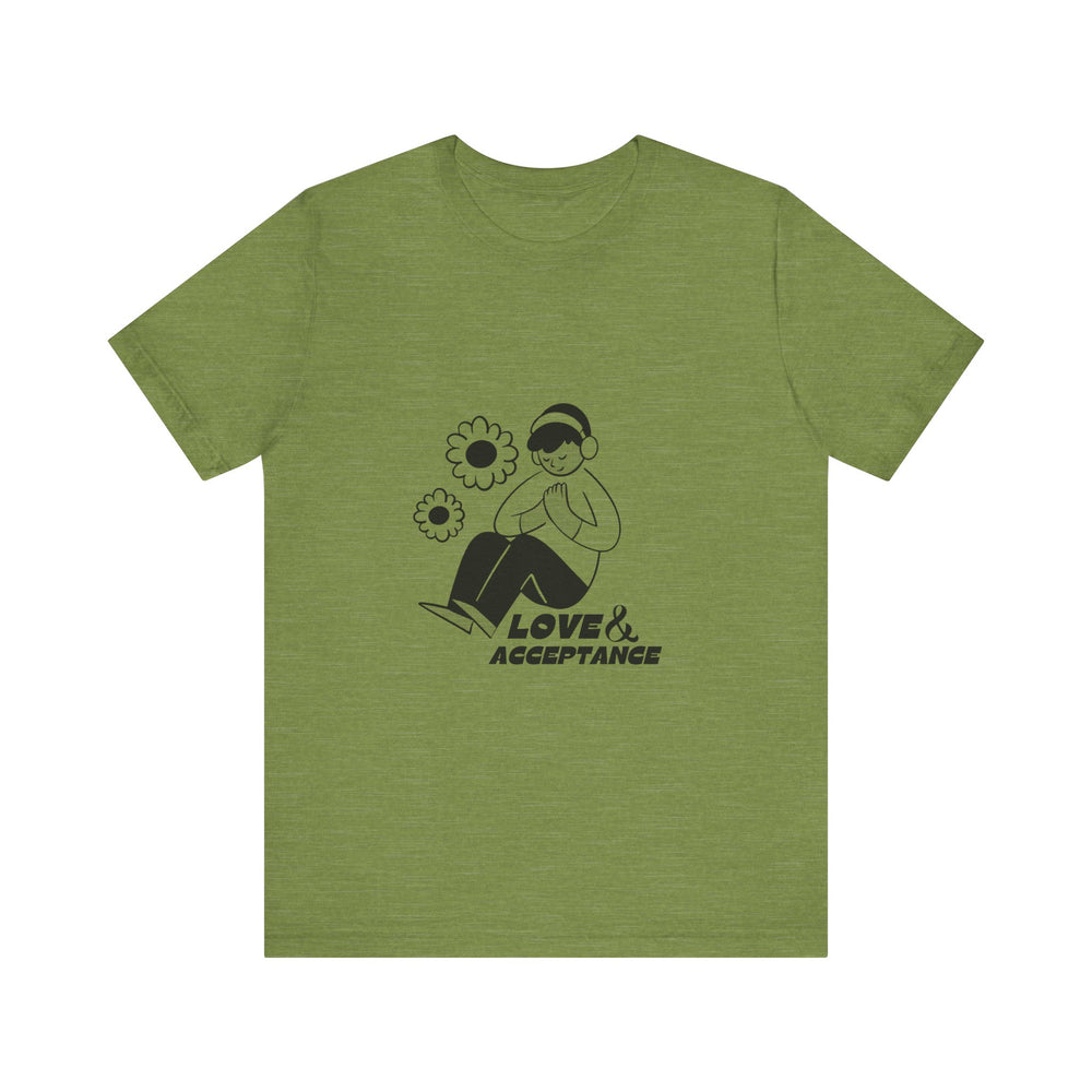 Love & Acceptance Autism Awareness Men's Short Sleeve Tee