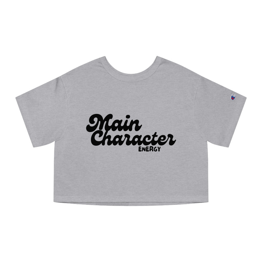 Main Character Energy Champion Women's Heritage Cropped T-Shirt