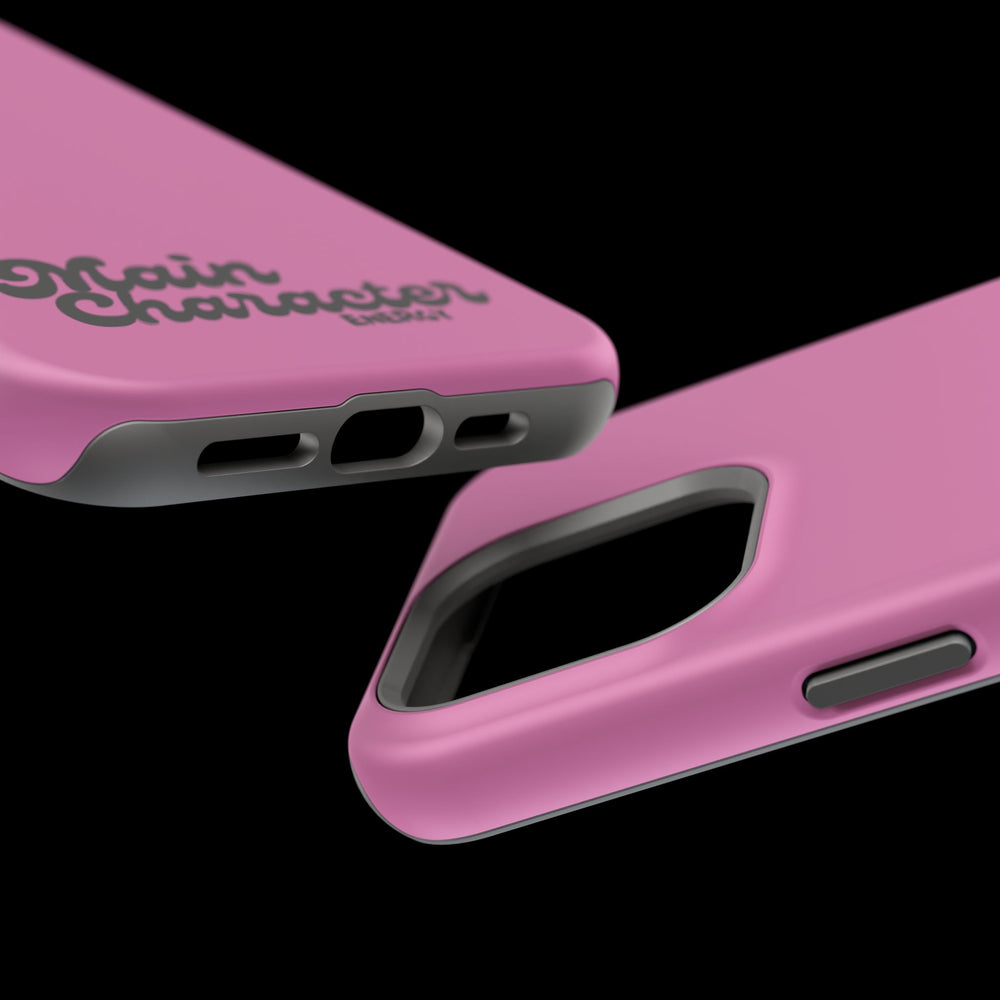 Main Character Energy Pink Edition Magnetic Tough iPhone 16, 15, 14, 13 Pro & Max Cases